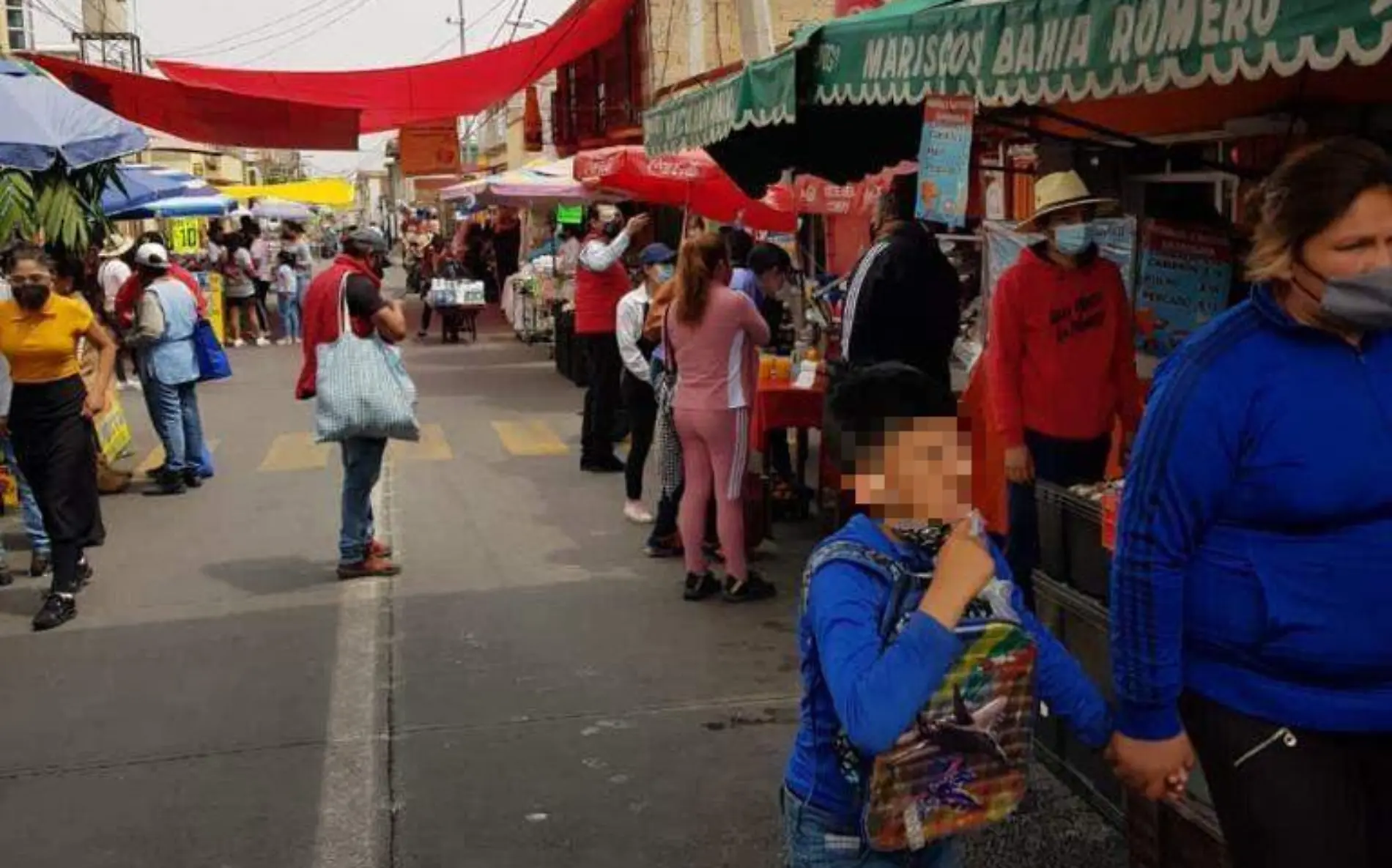 mercado de mariscos de San Luis Metexpec Zinacantepec